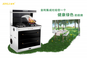 金利集成灶高效净烟，让<span class=