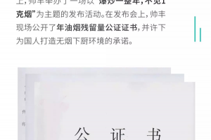 年油烟残留量不到1克，帅丰<span class=