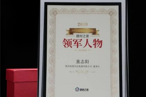 祝贺德西曼集成灶董事长童志阳荣获“2019年度建材行业领军人物”！