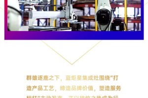 蓝炬星集成灶，为<span class=