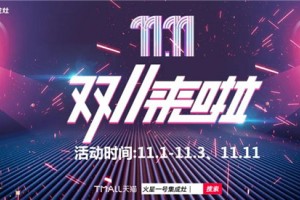 双十一提前限时开抢，<span class=