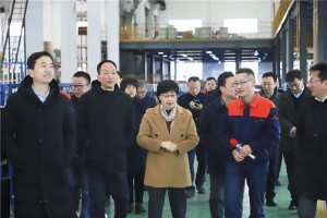 热烈欢迎新昌县委副书记、县长黄旭荣一行调研北斗星<span class=