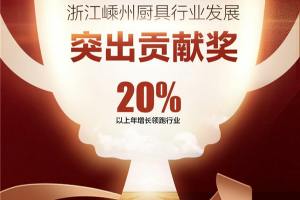 年增长领跑行业，金帝集成灶成功获2020年度<span class=