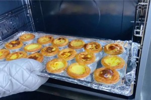 如何正确使用杰森蒸烤一体集成灶烤蛋挞，制作教程来咯！