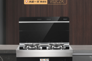 用上火星一号V02CZK集成灶，在厨房里<span class=