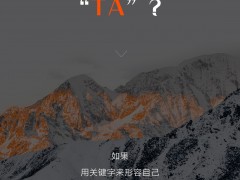 五大关键字 + 亿点点细节 = "TA" ？